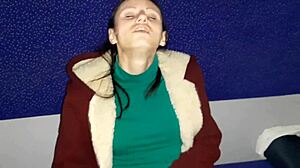 Stranger and I cum in train compartment POV