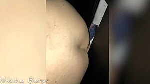 amateur whore gets creampie through gloryhole in homemade scene!