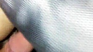 Retro blue film featuring tattooed cock.