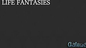 Te lezbejke su savršeno poravnale svoje mokre pičke za vruću akciju