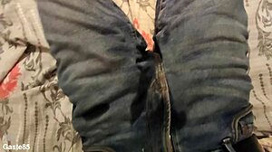 a young child experiences an accidental bed wetting incident during the night