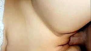 homemade video of couple making food with banana at college