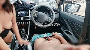 pinay scandal in car banged hard by fuck buddy