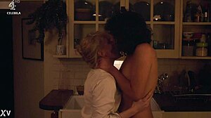 Desiree Akhavan and Maxine Peake in steamy lesbian scene