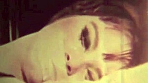 Vintage british beaver bound in london rope bondage shadows