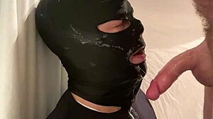 straight alpha forces sloppy deepthroat on submissive gay cocksucker