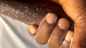 Wow! Jerking Off to My Ebony Girlfriend's Hot Body