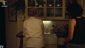 Desiree Akhavan and Maxine Peake in steamy lesbian scene