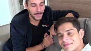 Diogo And Guilherme Lotz In Bareback Backstage Scene