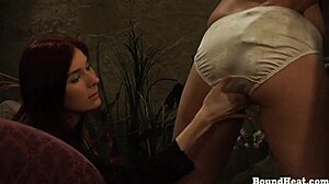 Hey, Check This Maid and Mistress Grinding Pussy So Hard