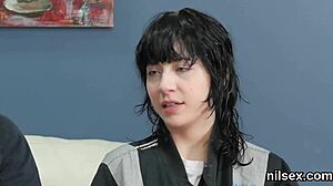 wacky sweetie undergoes bizarre therapy in ass hole madhouse with deepthroat and anal