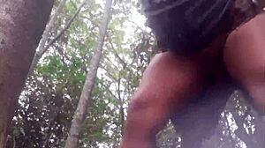 Naughty Couple Fucks In Forest Publicly