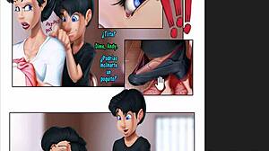 Best friend fucks busty MILF mom at home