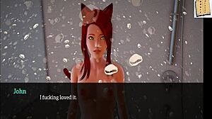 In my new family, the hentai characters show small tits