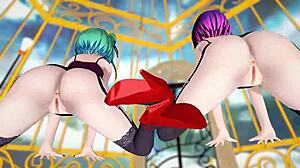 Hololive girls dance Jaipur style in MMD