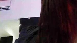 Latina stepsister with big tits rides cowgirl and moans deliciously while sucking cock