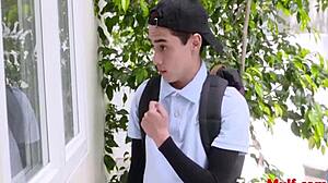 Ivy Lebelle's peeing tom fantasy explodes with hardcore cougar action tonight.