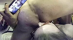 White satin dress milf doggystyle POV deepthroat ass to mouth