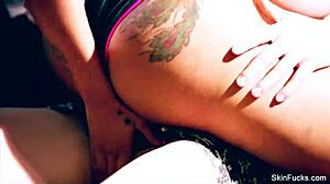 Skin Diamond Enjoys Lesbian Sex with Ebony Babe