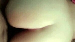 white ass latina gets CREAMPIED hard by lucky dude