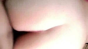 white ass latina gets CREAMPIED hard by lucky dude