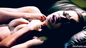 Skin Diamond Enjoys Lesbian Sex with Ebony Babe