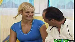 busty german blonde getting nailed hard by that european cock in hardcore action