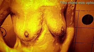 Relax in this sexy slow mo shower massage 😊