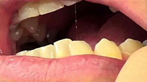 i eat gummy bears in close-up mouth vore fetish