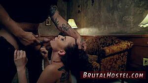 Very Nice Teen 18+ Girl Explores Chair Bondage Nude With Aidra Fox