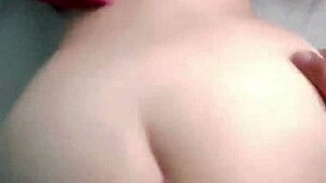 white ass latina gets CREAMPIED hard by lucky dude