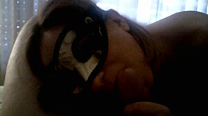 anna varentino in italy performs swallow in hot room