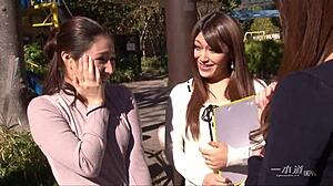 Store bryster japansk asiatisk blowjob creampie!