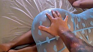 fiery neighbor shows off her wet pussy to amateurs