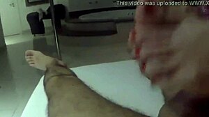 Lisa's Footjob Part 2: What Surprises Await This Time?