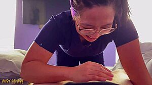 nurse jaya throatfucks andy savage till he cums on face