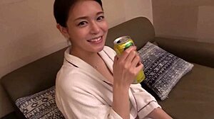 Strict Boss Miku Celebrates with Beer and Wild Ride