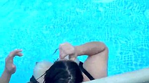 titty action in the pool 😘