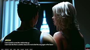 Blonde Jenny Horny in POV Roleplay