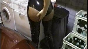 Want to fuck a girl in rubber boots?