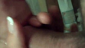 Italian Husband Films His BBW Wife Sucking Cock and Getting Facial