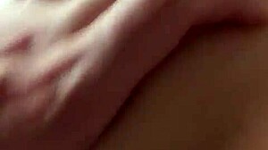 couple enjoying amateur sex with cum on ass