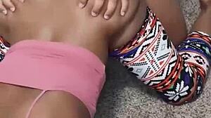 Black Woman in Real Couple DOGGYSTYLE Riding Huge