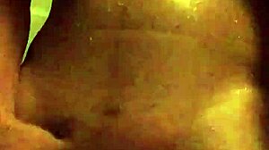 Latina Paparipskins Enjoys Solo Homemade College Shower Clean in POV