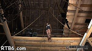 Sex Slave in Bondage Gets Tight Pussy Sucked and Fucked Hard in Missionary