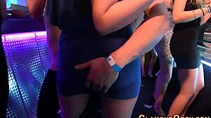 Babe gets messy facial in wild shower orgy. HD action unfolds.