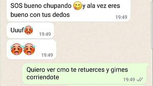 horny latina chats after webcam fucking