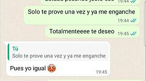 horny latina chats after webcam fucking