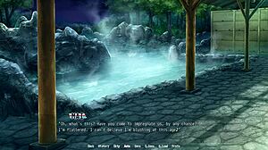 breeding village threesome in hotspring.