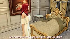 sugarbaby scores a big dick for christmas in sims 4 3d animation